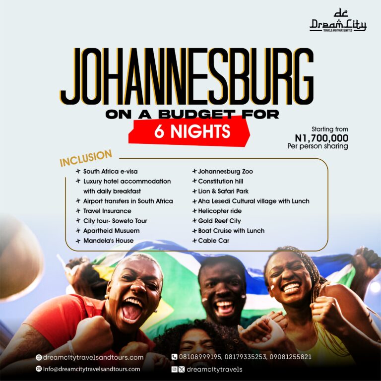 Unveil Johannesburg’s Best: 6 Nights of Luxe and Adventure on a Budget